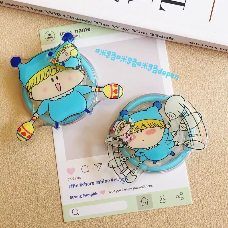 Cartoon Magic Mi Lu Mi Lu Magnetic Stand with Strong Suction, Detachable Rotating Anti-Drop Feature, Strong Magnet for Women