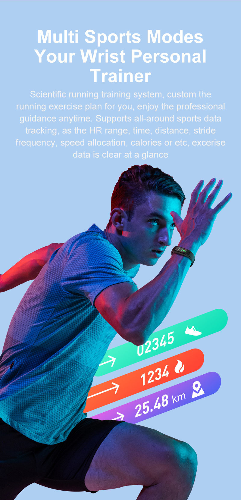 Y15 smart wristband, heart rate, blood oxygen, blood pressur_voghion.com