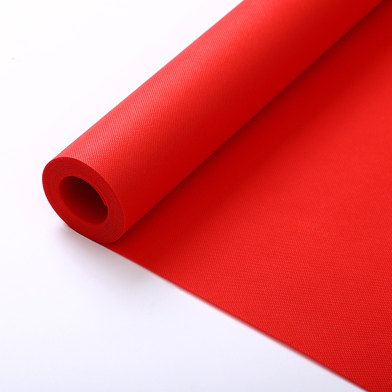 厂家直供黑白纺粘PP无纺布卷包淋膜防尘收纳袋包装无纺布面料现货