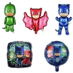 Official Masked Sleepwear Hero Cartoon Style Aluminum Foil Balloon Baby Room Birthday Decoration Balloon