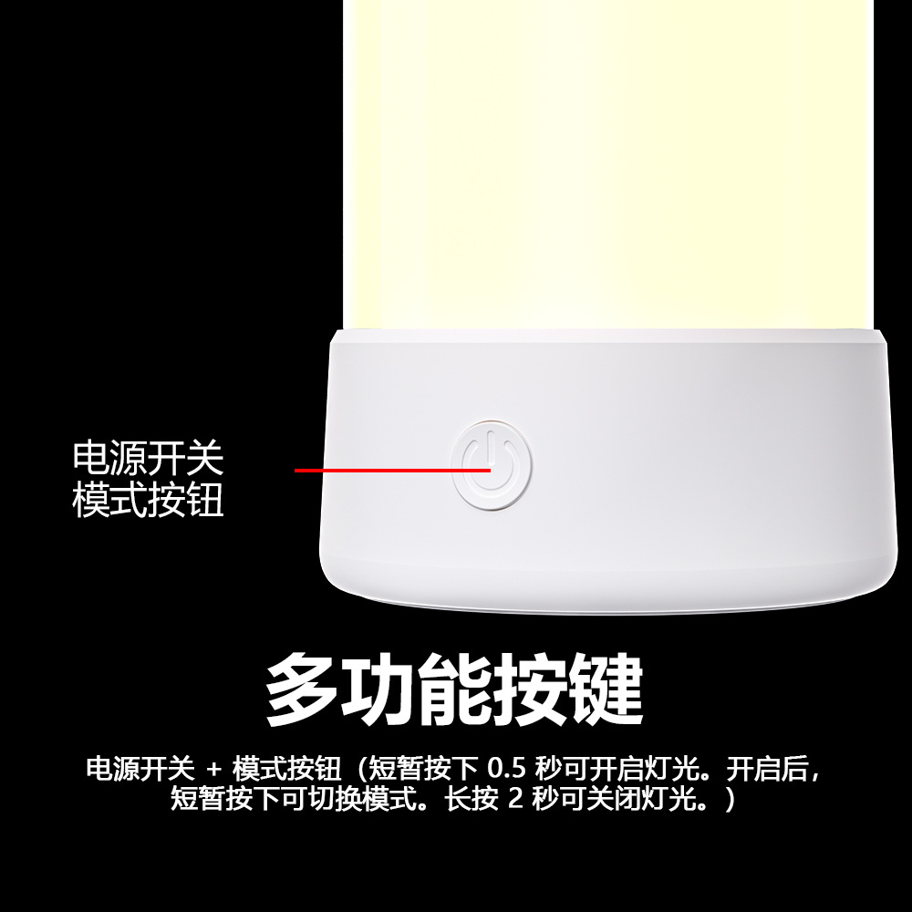 Transfronterizo Amazon nueva luz de terapia de luz alivia la luz de fisioterapia de 360 grados luz de control remoto luz de noche de temperatura tricolor