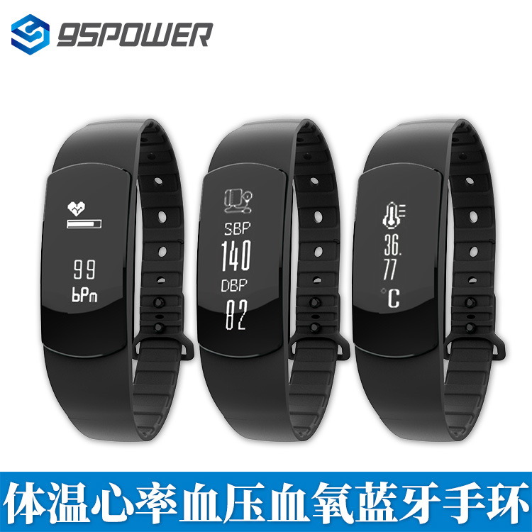 nRF52832心率蓝牙手环 VG08 人员定位手环ibeacon IP67防水 原厂