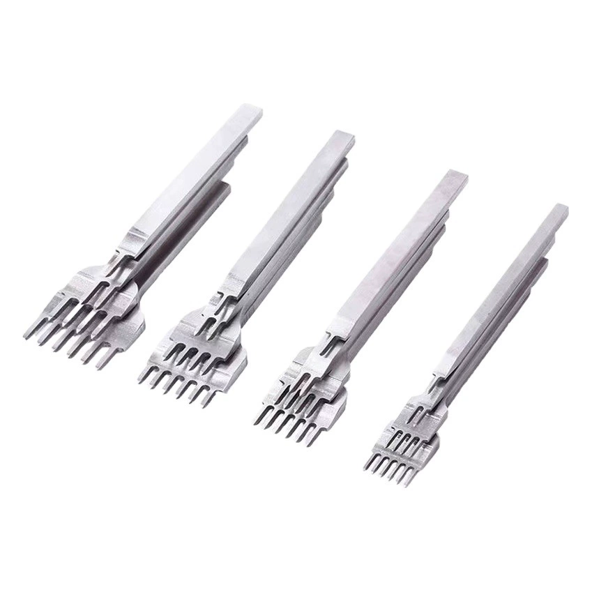 Новый набор инструментов для работы с кожей: белый стальной алмазный резак, косой плоский резак для кожевенного дела, материал — высокоуглеродистая сталь