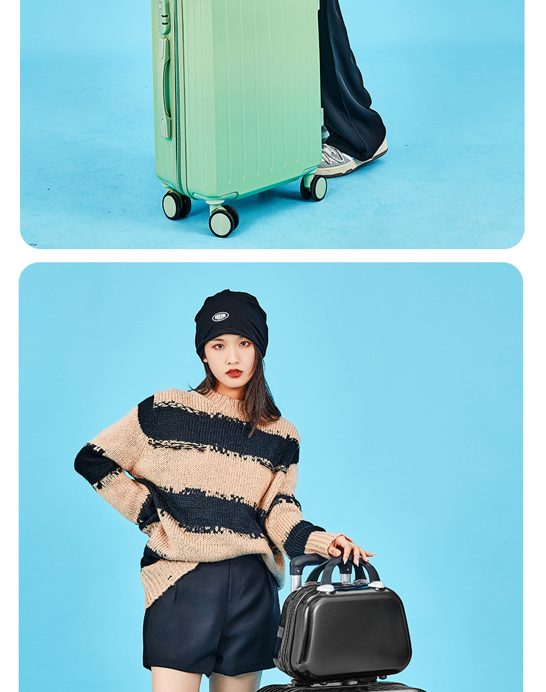 2-in1 travel luggage set 777 SET-Fashion Package Waterproof, shockproof, sturdy, and durable,20/22/24/26/28 inch ,carry-on suitcases