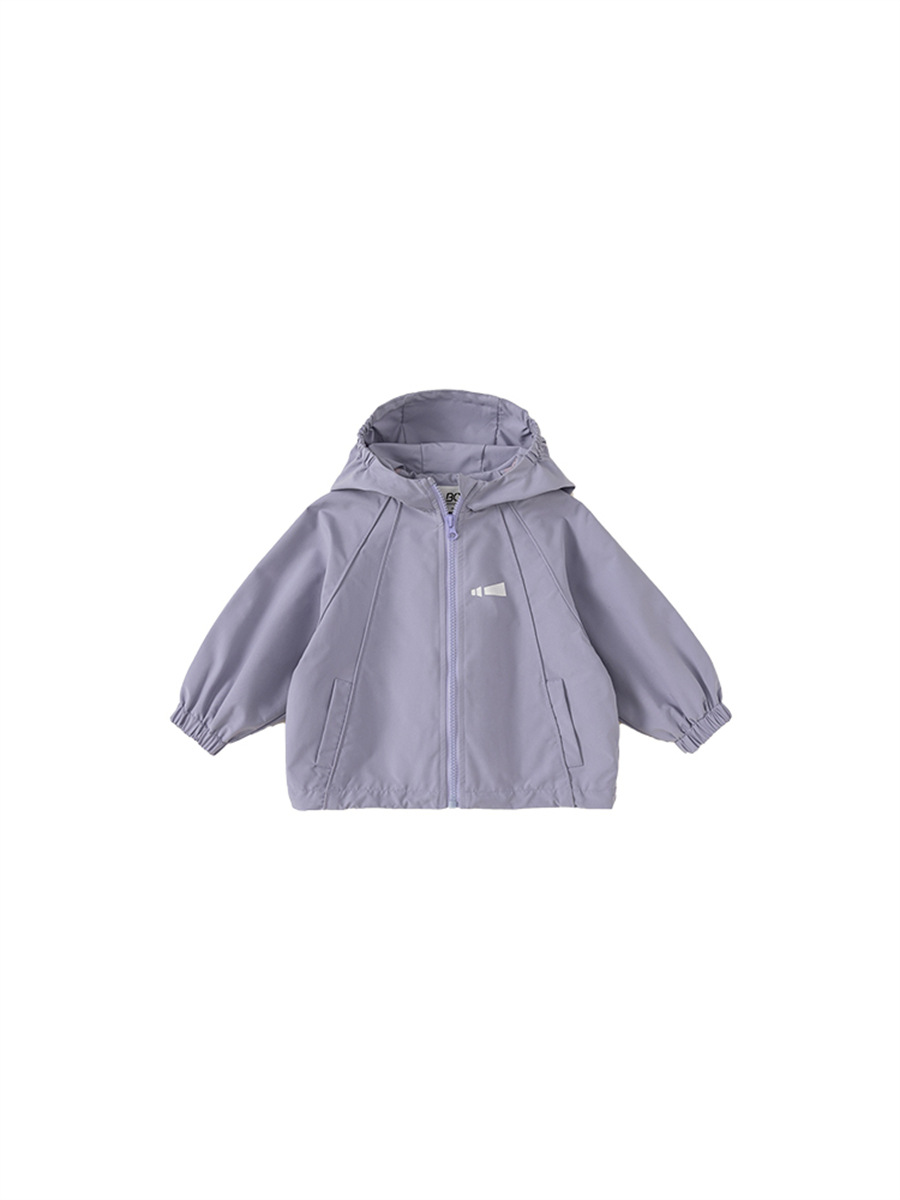 D Youbao ropa para niños tres chaquetas para niños niñas chaqueta de otoño púrpura cardigan chaqueta con capuz