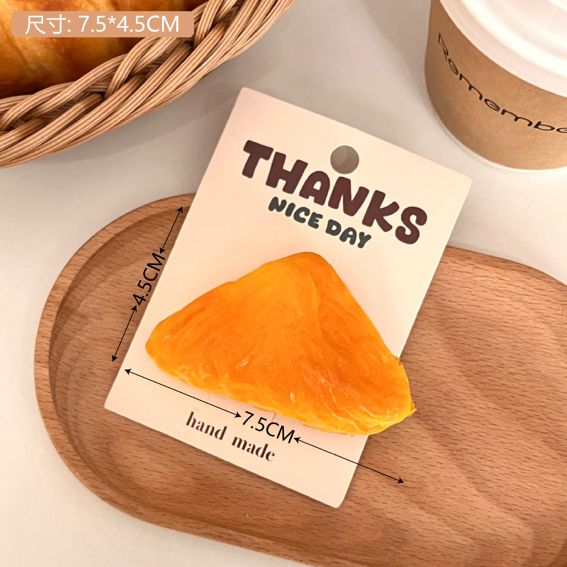 Creativo lindos pinzas de cabello gourmet pinzas de cabello pan pequeño pinzas de bordes pinzas de cabello para niñas BB pinzas de cabello al por mayor