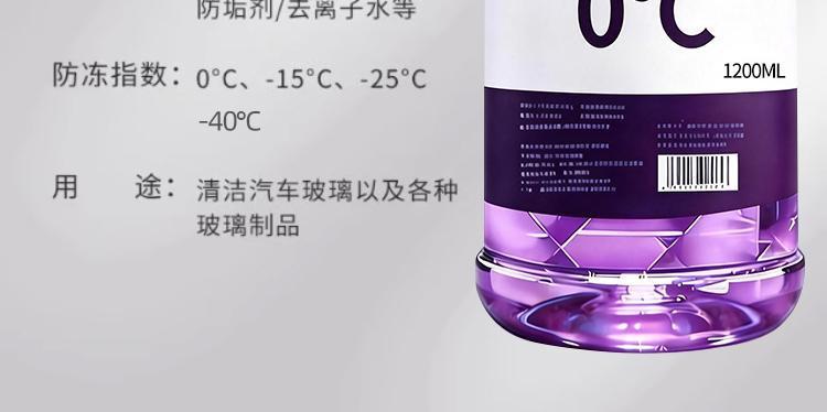 Oil film remover, insect repellent car glass cleaner, summer rainproof cleaning and maintenance, winter antifreeze wiper fluid, suitable for all seasons