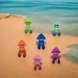 跨境新款外贸Splatoon 喷射战士 乌贼毛绒玩具 毛绒公仔娃娃玩偶