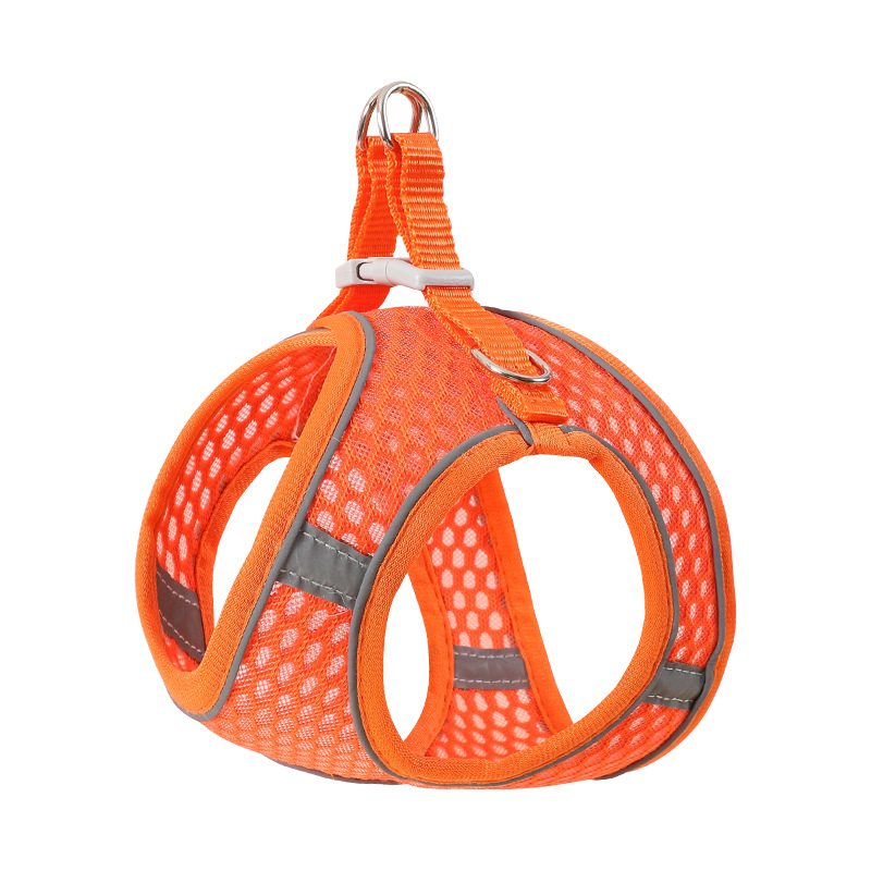 Nueva malla grande para mascotas correa de pecho chaleco correa de perro reflectante transpirable cuerda de perro suministros para mascotas