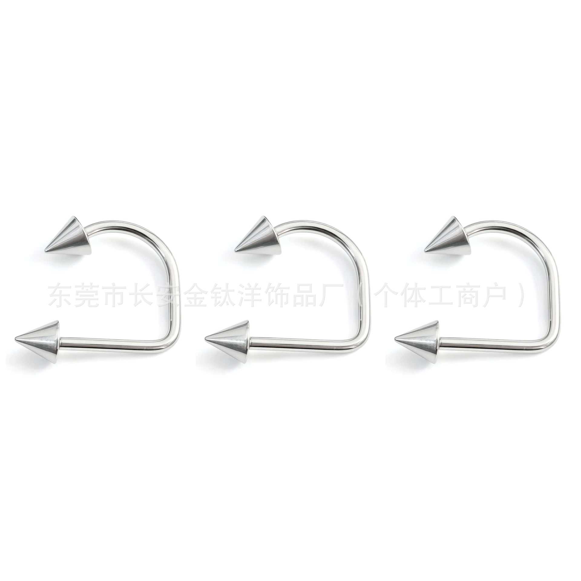 Labret piercing jewelry detail image