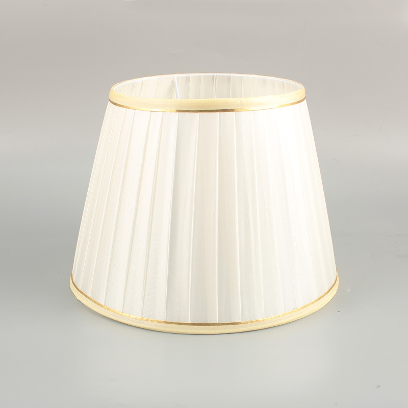 Estilo europeo nostálgico tela plegable pantalla multi-color opcional lámpara de mesa dormitorio sala de estar del hotel tela pantalla accesorios de iluminación