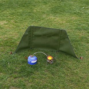 Cross-border Hot Sale small size Fire Windproof Curtain Camping Barbecue Windshield Outdoor Bonfire Windproof Cloth