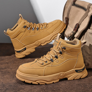 Men's shoes autumn new martin boots non-slip wear-resistant tooling shoes fashion casual all-match fashion shoes men's sneaker