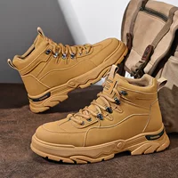 Ankle sports boots (Martens) non‑slip, wear‑resistant, autumn leisure trend, sizes 39–44, AB02 brown