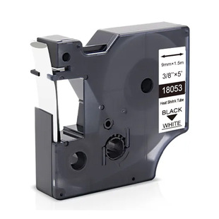 18443�m��DYMO�˺���ӡ�C���I��ϩ���˺�ɫ���׵׺���9mm 12mm