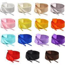 D 81788 Flat Wide Ballet Shoe Laces ��ƽ����Ь�� �羳ŷ