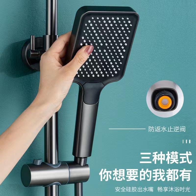 Uno por uno, ducha de hotel, juego de ducha, baño de marca, todo el proyecto de cobre, ducha, juego de ducha