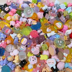 かわいいトレンディな樹脂アクセサリークリーム接着剤携帯電話ケース Douyin 福袋卸売ブラインドボックスバルク手作り材料