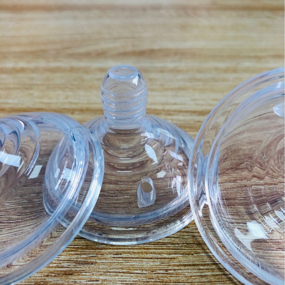 Fuente de la fábrica 60mm calibre boca ancha pezón adecuado para tangmei leche materna sentido real