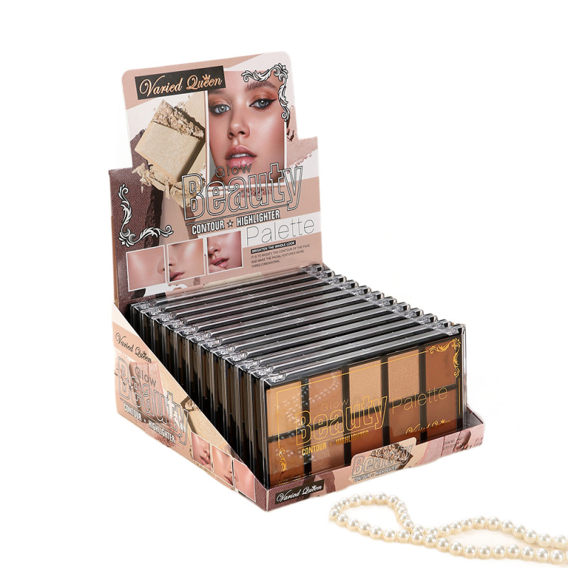 10 colores en el viento coreano estilo coreano mat perlado principiantes marrón una bandeja de sombra de ojos multifuncional