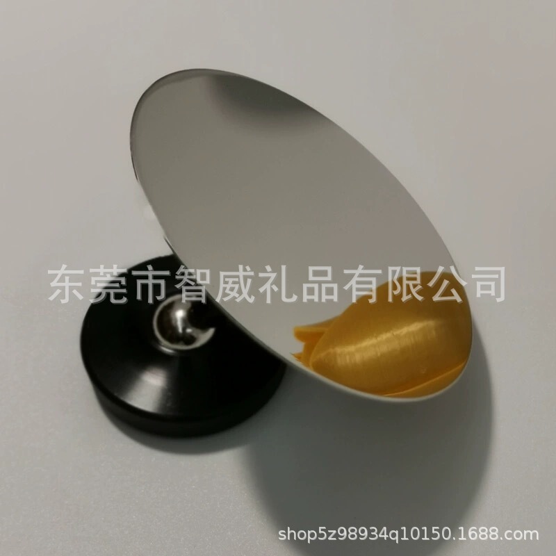 Stainless steel coffee extraction mirror solid wood mirror multi-directional rotation magnetic absorption auxiliary observation handle liquid general use