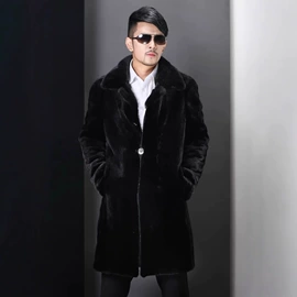 皮草;成人帽;男式皮草