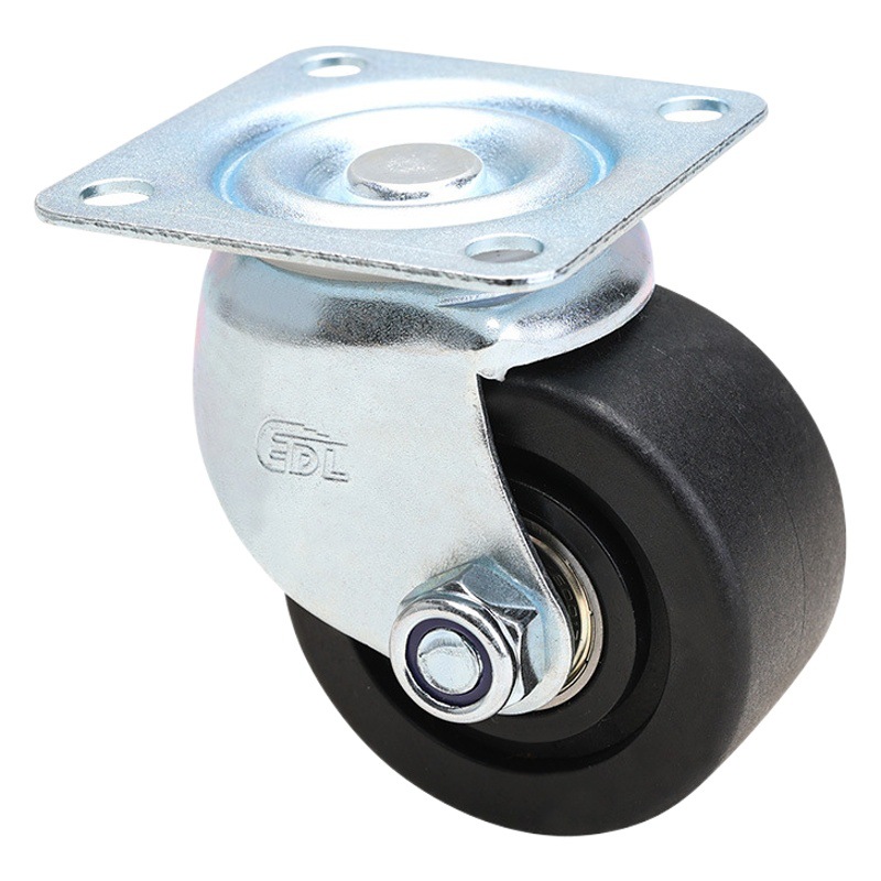 Rueda de Bajo Centro de Gravedad M411-16 de 2 y 2.5 Pulgadas Nylon PA con Freno