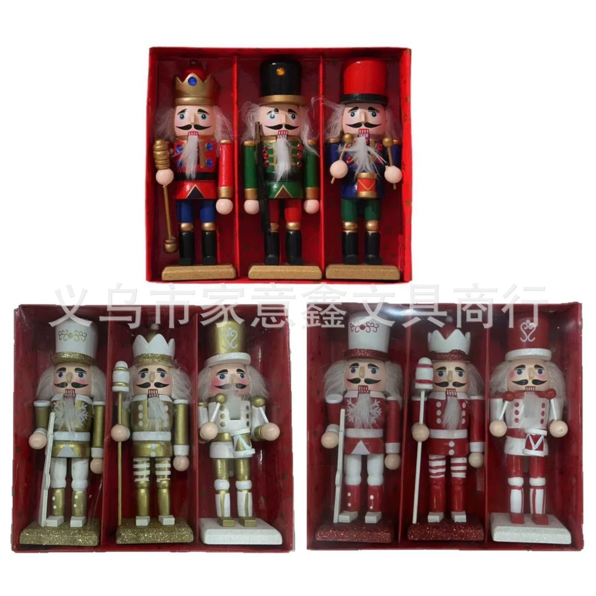 Деревянный Щелкунчик 15 см, расписанный вручную, новогодний подарок, украшение, кукла-солдатик, горячая распродажа, в наличии
