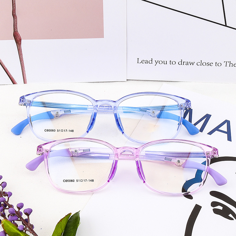 Universidad Nacional óptico de los niños deportes gafas ajustable transparente miopía gafas marco antideslizante estudiante gafas deportivas marco