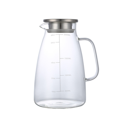 ins Nordic simple large-capacity household glass cold kettle set thickened water set boiled water cold kettle tie pot