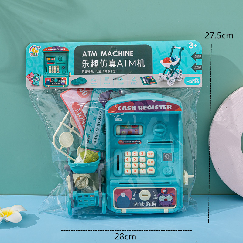 Casa de juegos para niños colección de juguetes de simulación para niños cajero juguetes cake corte fruta supermercado cajero traje