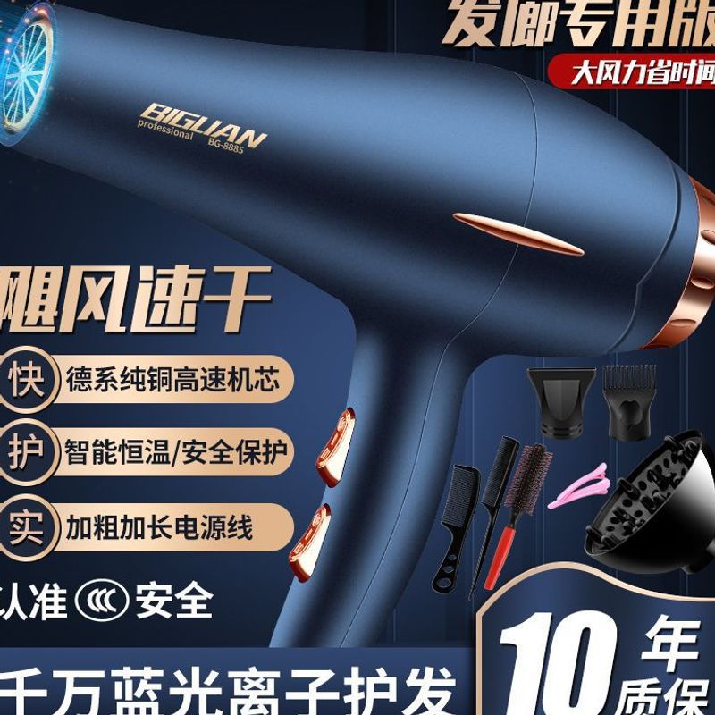Hair Salon Special Hair Dryer for Blowing Hair High-Power Home Barber Shop Negative Ion Hair Dryer Quick-Drying Free Shipping