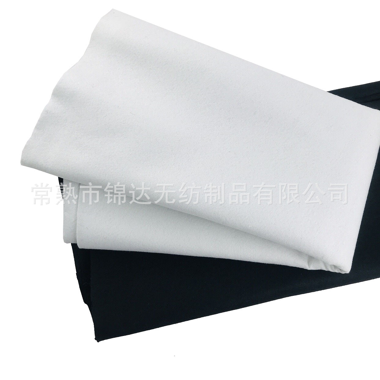厂家直供黑色白色针刺无纺地毯基布 鞋材内衬装饰毛毡基布