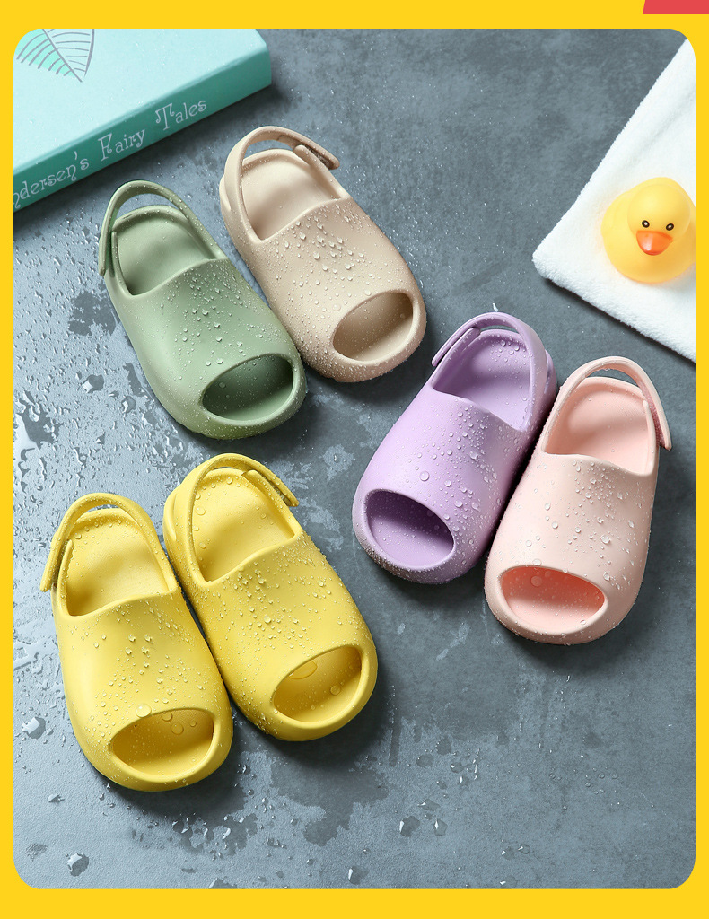 Kid's Casual Solid Color Open Toe Casual Sandals display picture 1