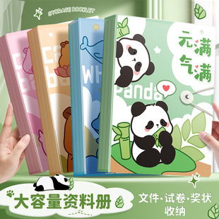 A4 Test Paper Storage Bag Transparent Insert Information Book for Primary School Students and Junior High School Students Special Test Paper Binder Sorting Artifact