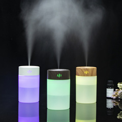 USB Night Light 5V Car Fogger Air Humidifier Wood Grain Purifier 260ml Aroma Diffuser Wholesale