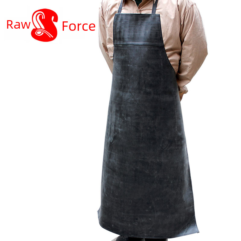 Acid-base black oil resistant waterproof apron