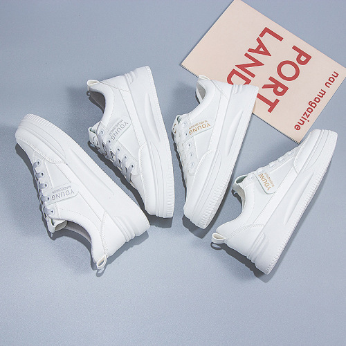 White shoes for women  spring new women's shoes summer students all-match flat spring and autumn sports Korean version sneakers