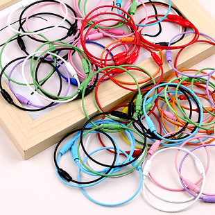 Color 5cm paint stainless steel wire spring coil loose buckle key ring pendant in stock manufacturers supply handmade accessories