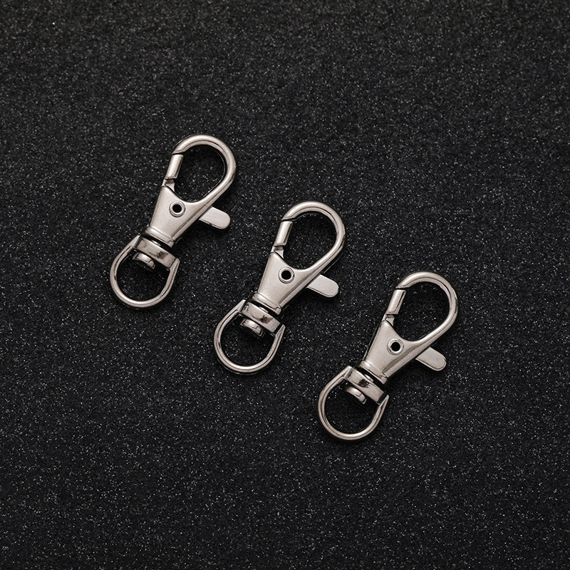 Metal hardware buckle keychain hook phone case wrist strap fish mouth buckle luggage accessories connection 3 points dog buckle