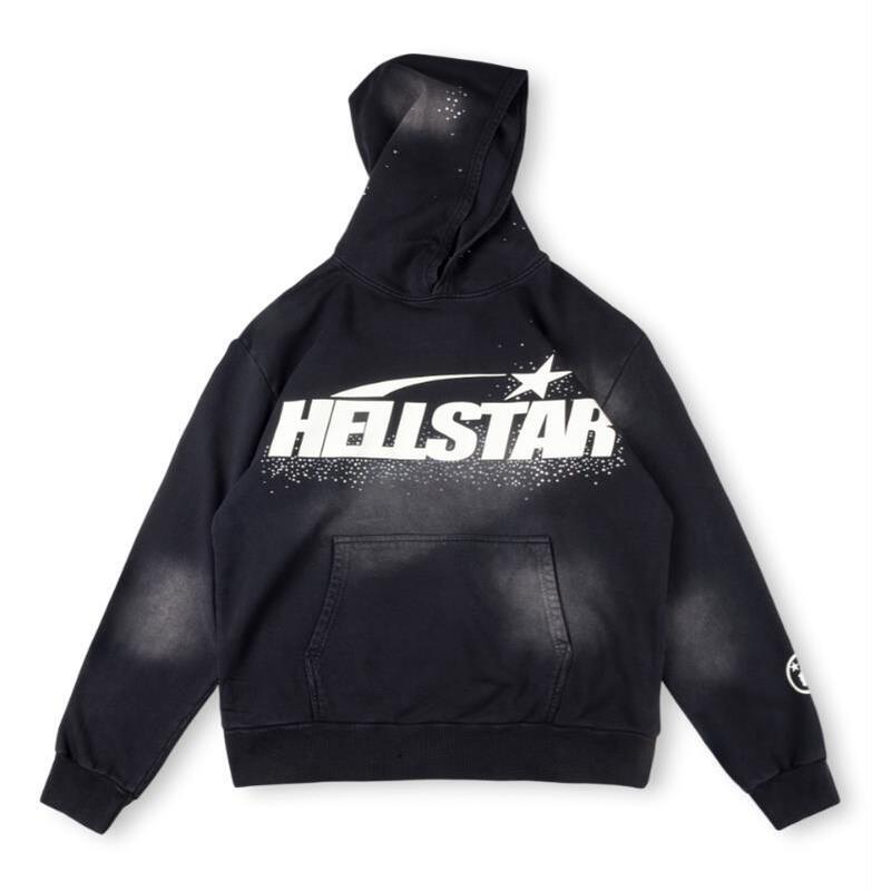 クロスボーダーアメリカのトレンディなブランド Hellstar Studios パーカー ジッパー ウォッシュド コットン フード付きスウェットシャツ メンズ レディース トレンド|undefined