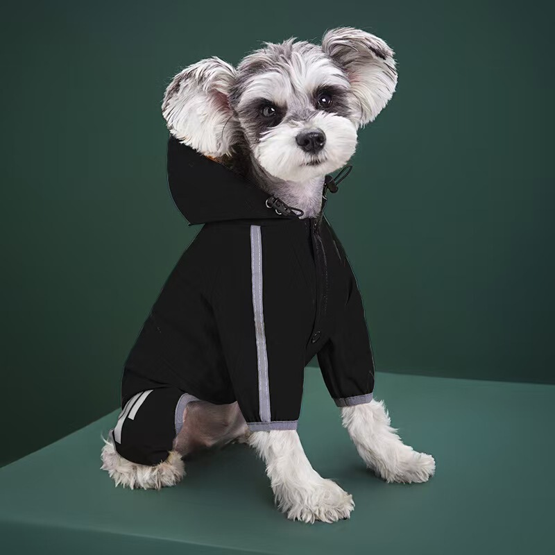 Dog Raincoat Full-Body Waterproof Poncho for Teddy and Pomeranian, Rainday Pet Clothing for Small and Medium-Sized Dogs, Wholesale Dog Raincoat Full-Body Waterproof Poncho for Teddy and Pomeranian, Rainday Pet Clothing for Small and Medium-Sized Dogs, Wholesale