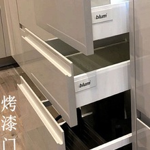 多层实木欧式烤漆门板钢琴汽车烤漆橱柜门整体厨房衣柜门定 做无