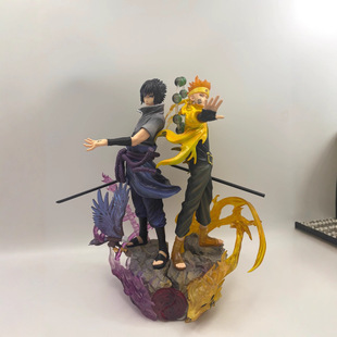 Naruto New Three Ninja Resonance Naruto Uzumaki & Uchiha Sasuke Peripheral Anime Figures Wholesale Dropshipping