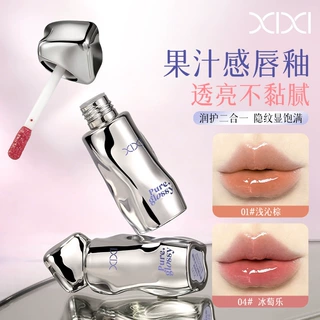 xixi沁光剔透水光唇釉镜面水光嘟嘟唇显色饱满气质唇釉学生平价