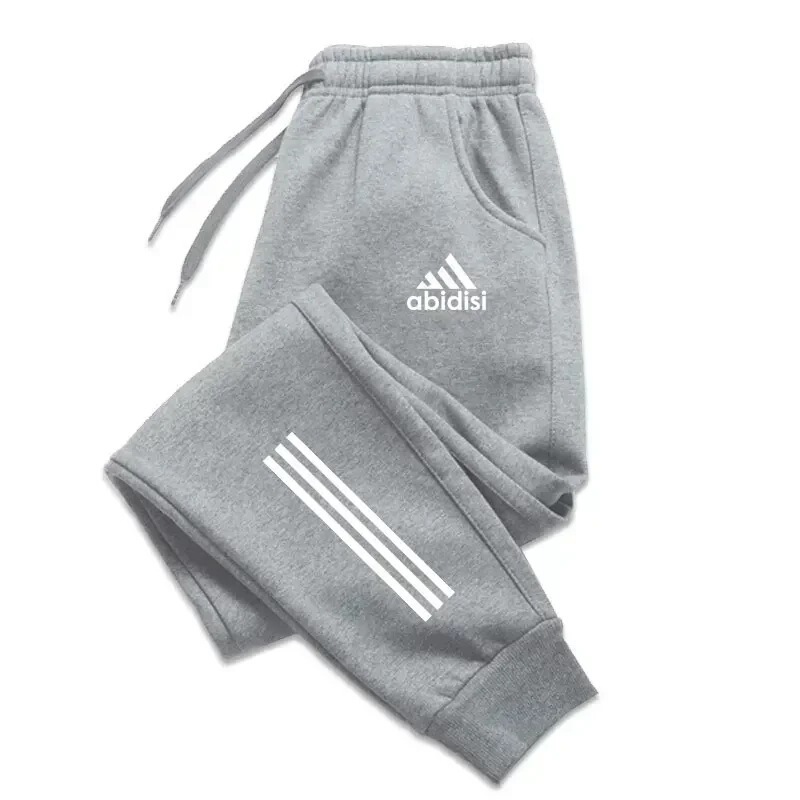 Autumn and Winter Men's Printed Clothing Pants Fashion Brand Drawstring Casual Pants Sports Pants Jogging Fitness Pants