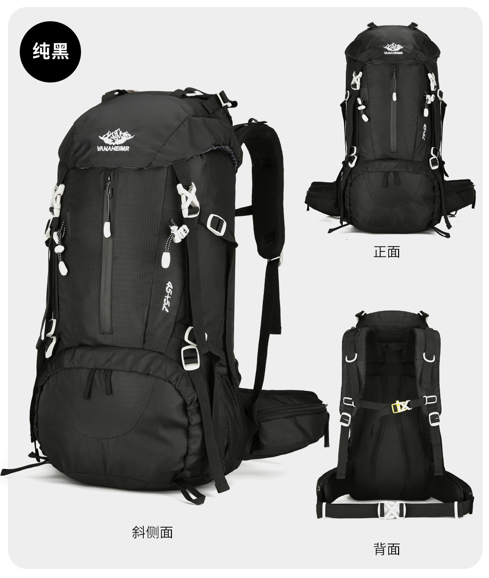 Mochila de Senderismo Warheim, Gran Capacidad, Impermeable, Multiusos