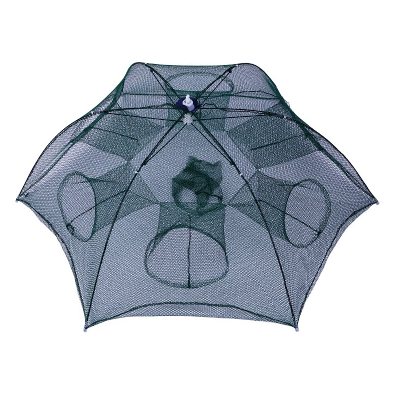 Автоматическая Складная рыболовная сеть в форме зонтика клетка для креветок рыболовная сеть угорь клетка для вьюна краба рыболовная сеть в форме зонтика сеть для лобстера