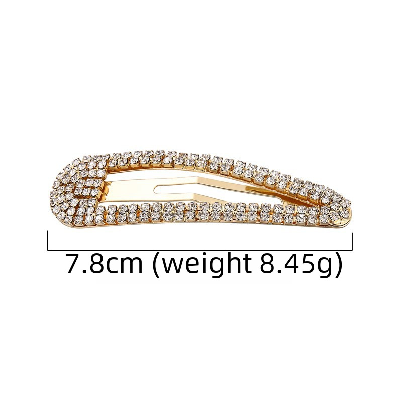 Strass Haarspangen Und Clips Wassertropfen Metall Haarschmuck_voghion.com
