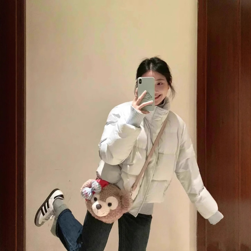 2025新款厂家供应立领短款棉服外套女宽松冬季保暖棉衣棉防寒|undefined
